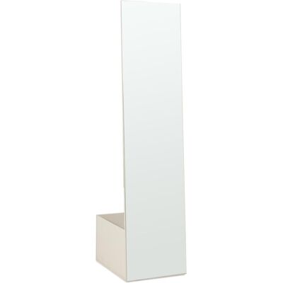 En.Casa, Spiegel, Garderobenspiegel 2-in-1 Saden 165x40x51 cm Sandfarben (40 x 165 cm) En.Casa, Spiegel, Garderobenspiegel 2-in-1 Saden 165x40x51 cm Sandfarben (40 x 165 cm)