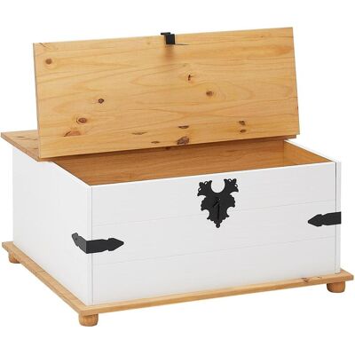 Idimex Rustikaler Kieferntisch mit Stauraum - Couchtisch mit 5 Schubladen Idimex Rustikaler Kieferntisch mit Stauraum - Couchtisch mit 5 Schubladen