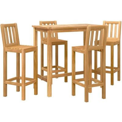 vidaXL Bartisch, Outdoor Bar Set (110 x 60 x 105 cm) vidaXL Bartisch, Outdoor Bar Set (110 x 60 x 105 cm)