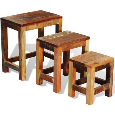 vidaXL Couchtisch + Beistelltisch, Kalani (43 x 27 x 45 cm) vidaXL Couchtisch + Beistelltisch, Kalani (43 x 27 x 45 cm)