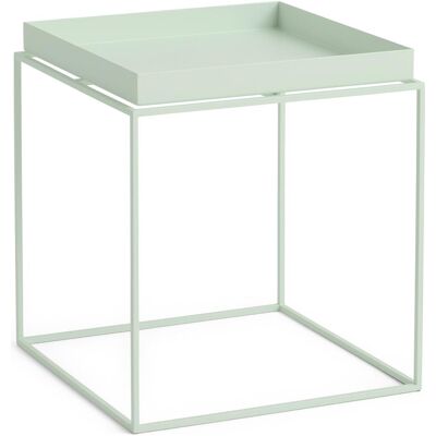 HAY, Couchtisch + Beistelltisch, - Tray Table - Medium - 40x40x44 cm - Soft Mint (40 x 40 x 44 cm) HAY, Couchtisch + Beistelltisch, - Tray Table - Medium - 40x40x44 cm - Soft Mint (40 x 40 x 44 cm)