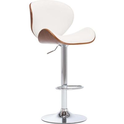 vidaXL Hocker - Höhenverstellbar, Kunstleder, Chrombasis - Bar Stool vidaXL Hocker - Höhenverstellbar, Kunstleder, Chrombasis - Bar Stool