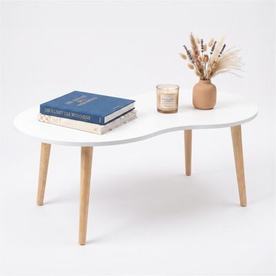 VCM, Couchtisch + Beistelltisch, Couchtisch 90 x 50 Retro Design Barila (50 x 90 x 42 cm) VCM, Couchtisch + Beistelltisch, Couchtisch 90 x 50 Retro Design Barila (50 x 90 x 42 cm)