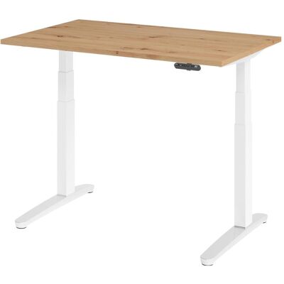 hjh OFFICE PRO XBHM 12 WC 120x80 Elektrischer Höhenverstellbarer Schreibtisch - 120x80 Eiche Finish hjh OFFICE PRO XBHM 12 WC 120x80 Elektrischer Höhenverstellbarer Schreibtisch - 120x80 Eiche Finish