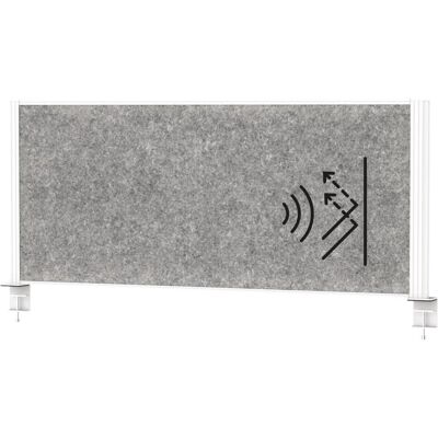 Maul, Trennwand, Tisch-Trennwand MAULconnecto 120x50cm Akustik d.gr/ws (120 x 51.50 cm) Maul, Trennwand, Tisch-Trennwand MAULconnecto 120x50cm Akustik d.gr/ws (120 x 51.50 cm)