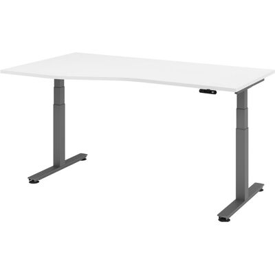 hjh OFFICE PRO XDSM 18 G Schreibtisch - Weiß - 180x100 cm hjh OFFICE PRO XDSM 18 G Schreibtisch - Weiß - 180x100 cm