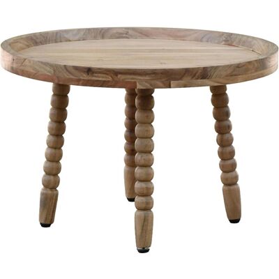FineBuy, Couchtisch + Beistelltisch, Couchtisch Massivholz Sofatisch 60cm rund Beistelltisch Design Wohnzimmertisch (60 x 60 x 40 cm) FineBuy, Couchtisch + Beistelltisch, Couchtisch Massivholz Sofatisch 60cm rund Beistelltisch Design Wohnzimmertisch (60 x 60 x 40 cm)
