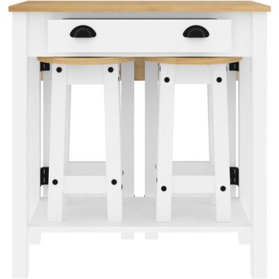 vidaXL Bartisch, Tatonberg (Bar-Tisch + 4x Barhocker) (80 x 72 x 84 cm, 80 x 72 x 84 cm) vidaXL Bartisch, Tatonberg (Bar-Tisch + 4x Barhocker) (80 x 72 x 84 cm, 80 x 72 x 84 cm)