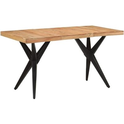 vidaXL Massiv Akazientisch - 4 Sitzplätze - 140x70x76cm vidaXL Massiv Akazientisch - 4 Sitzplätze - 140x70x76cm