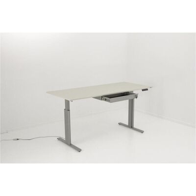 Kerkmann Move 3 höhenverstellbarer Schreibtisch - Weiß/Silber, 180x80 cm Kerkmann Move 3 höhenverstellbarer Schreibtisch - Weiß/Silber, 180x80 cm