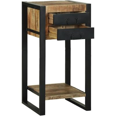 vidaXL Couchtisch + Beistelltisch, Allyson (40 x 40 x 80 cm) vidaXL Couchtisch + Beistelltisch, Allyson (40 x 40 x 80 cm)