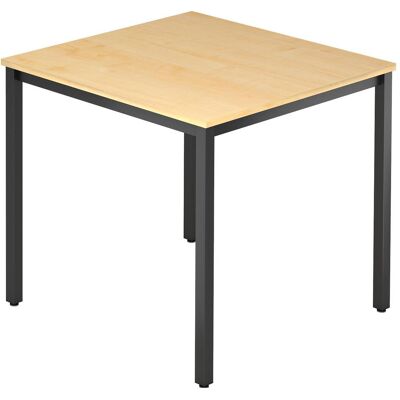 Hammerbacher Konferenztisch VDQ08 - Schwarz, 80x80cm Hammerbacher Konferenztisch VDQ08 - Schwarz, 80x80cm