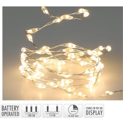 Lichterkette, LED Lichterkette m.Timer 2m (2 m)