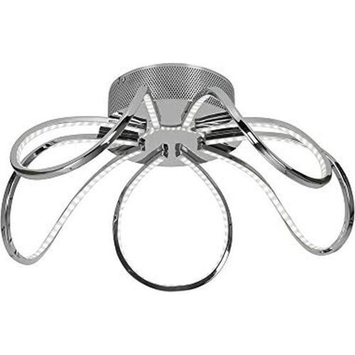 Wandleuchte + Deckenleuchte, Lani LED Deckenleuchte, Chrom, 27W, 1890LM, 3000K (1890 lm)