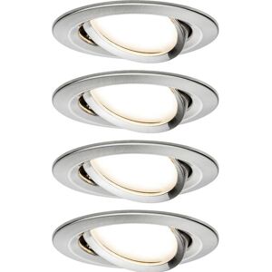 Paulmann, Wandleuchte + Deckenleuchte, LED Einbauleuchte Coin Basisset schwenkbar rund 84mm 50 (470 lm) Paulmann, Wandleuchte + Deckenleuchte, LED Einbauleuchte Coin Basisset schwenkbar rund 84mm 50 (470 lm)