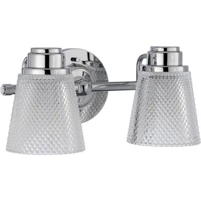 Quintessentiale Hudson 2-Licht Badezimmer-Wandleuchte Quintessentiale Hudson 2-Licht Badezimmer-Wandleuchte