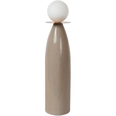 Lucide Figaro Große Graue Tischlampe - 12cm, 53,5cm hoch Lucide Figaro Große Graue Tischlampe - 12cm, 53,5cm hoch
