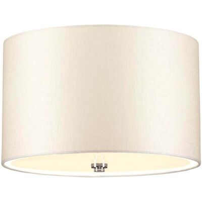 Elstead Lighting, Deckenleuchte, Fletcher Deckenleuchte E27 3-fach 35cm Poliertes Chrom Elfenbein (E27) Elstead Lighting, Deckenleuchte, Fletcher Deckenleuchte E27 3-fach 35cm Poliertes Chrom Elfenbein (E27)