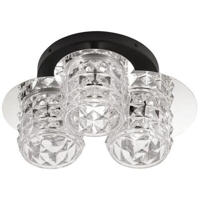 Nova Luce, Deckenleuchte, LAWAN Deckenleuchte G9 3-fach Chrom 20x36cm dimmbar 9009292 (G9) Nova Luce, Deckenleuchte, LAWAN Deckenleuchte G9 3-fach Chrom 20x36cm dimmbar 9009292 (G9)
