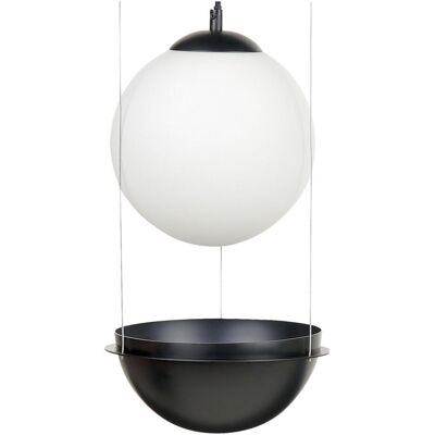 Beliani Tobins Schwarze Glas Pendelleuchte - Hängelicht Beliani Tobins Schwarze Glas Pendelleuchte - Hängelicht