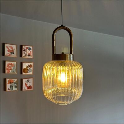 Bamyum, Pendelleuchte, Mopa Lampe a Suspension Verre (E27) Bamyum, Pendelleuchte, Mopa Lampe a Suspension Verre (E27)