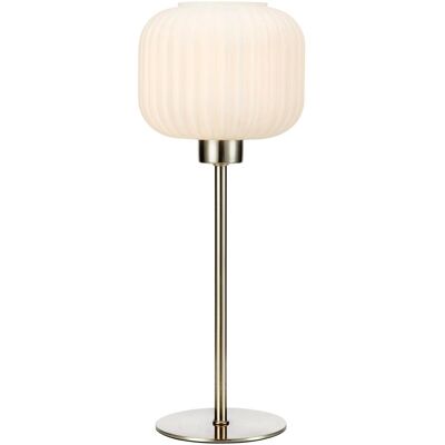 Markslojd Sober Kleine Tischlampe - Stahl Weiß E14 40W Markslojd Sober Kleine Tischlampe - Stahl Weiß E14 40W