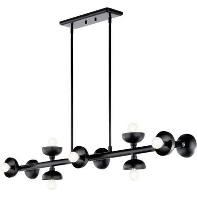 Elstead Lighting, Pendelleuchte, Elstead Palta Pendelleuchte E14 10-fach Satinschwarz Schwarz (E14) Elstead Lighting, Pendelleuchte, Elstead Palta Pendelleuchte E14 10-fach Satinschwarz Schwarz (E14)