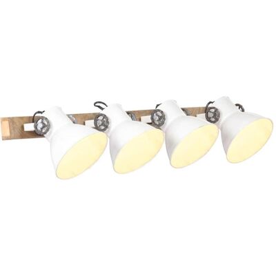 vidaXL Industrielle Wandleuchte Weiß E27 Nachttischlampe Flur - Wandleuchte vidaXL Industrielle Wandleuchte Weiß E27 Nachttischlampe Flur - Wandleuchte