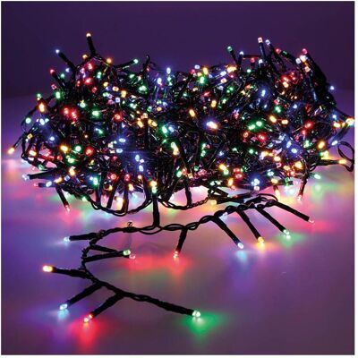 Lumineo Mehrfarbiger LED-Kranz 16/21m Lumineo Mehrfarbiger LED-Kranz 16/21m