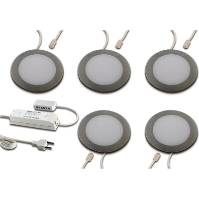 Hera, Deckenleuchte, LED Einbauleuchte 5er-Set Hera, Deckenleuchte, LED Einbauleuchte 5er-Set