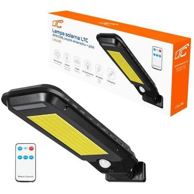 LTC Wandleuchte Solar 30W COB, 2000 lm, Sensor, 2400 mAh - Wandleuchte LTC Wandleuchte Solar 30W COB, 2000 lm, Sensor, 2400 mAh - Wandleuchte