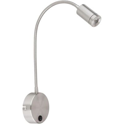 Globo Lighting Milly Nickel Wandleuchte - Wandlampe mit Schalter Globo Lighting Milly Nickel Wandleuchte - Wandlampe mit Schalter