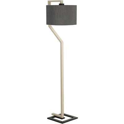 Elstead Lighting, Stehlampe, Axios Stehleuchte E27 Cremefarben und Metallsockel in dunkelgrau Walfisch Blau, Made in UK (E27) Elstead Lighting, Stehlampe, Axios Stehleuchte E27 Cremefarben und Metallsockel in dunkelgrau Walfisch Blau, Made in UK (E27)