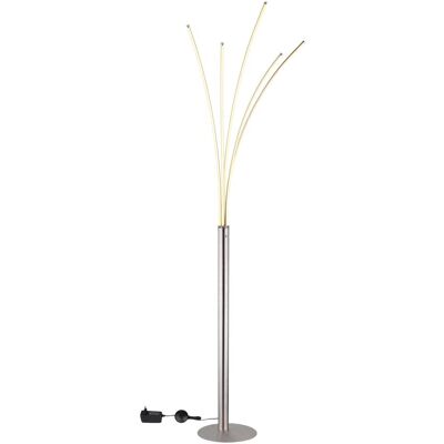Globo Lighting Silber Stehlampe - Höhe 187cm, 56cm Breite, 60cm Tiefe Globo Lighting Silber Stehlampe - Höhe 187cm, 56cm Breite, 60cm Tiefe