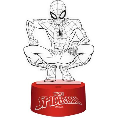 Arditex, Kinderlampe, 3D-Lampe mit Spiderman-Fernbedienung Arditex, Kinderlampe, 3D-Lampe mit Spiderman-Fernbedienung