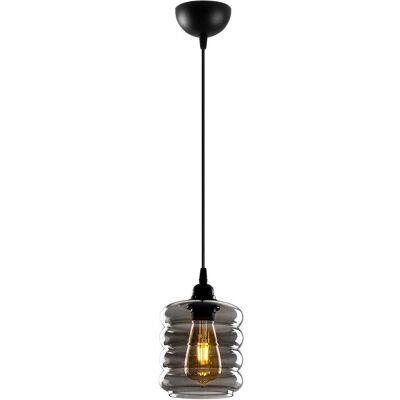 Opviq Rauchiger Pendel - 060 - E27, 60 W, Metall/Glas - Kronleuchter Opviq Rauchiger Pendel - 060 - E27, 60 W, Metall/Glas - Kronleuchter