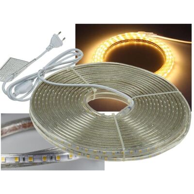Chilitec, LED Streifen, LED-Stripe "Ultra-Bright" 230V, 20m 600 Lumen/Meter, warmweiss IP44 (Warmweiss, 2000 cm, Indoor, Outdoor) Chilitec, LED Streifen, LED-Stripe "Ultra-Bright" 230V, 20m 600 Lumen/Meter, warmweiss IP44 (Warmweiss, 2000 cm, Indoor, Outdoor)