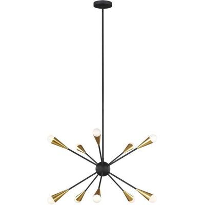 Elstead Lighting, Kronleuchter, Jax LED Kronleuchter G9 10-fach Mitternachtsschwarz (70.50 cm) Elstead Lighting, Kronleuchter, Jax LED Kronleuchter G9 10-fach Mitternachtsschwarz (70.50 cm)
