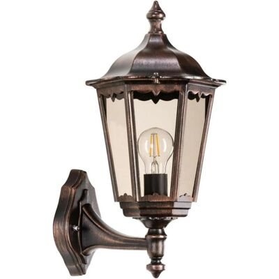 LCD - 1120 - Kupfer-Schwarz - E27 IP43 - Außen-Wandleuchte LCD - 1120 - Kupfer-Schwarz - E27 IP43 - Außen-Wandleuchte