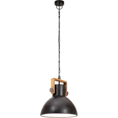 vidaXL Industrielle Hängeleuchte - Schwarz - 30cm - 25W - E27 - Rund - Mehrfarbig vidaXL Industrielle Hängeleuchte - Schwarz - 30cm - 25W - E27 - Rund - Mehrfarbig
