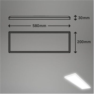 Briloner LED Deckenleuchte - Bewegungsmelder - IP44 Badezimmerlampe Briloner LED Deckenleuchte - Bewegungsmelder - IP44 Badezimmerlampe