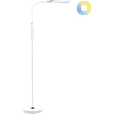 Beliani CASSIOPEIA Weiß Dimmbarer Stehlampe - Stehlampe Beliani CASSIOPEIA Weiß Dimmbarer Stehlampe - Stehlampe