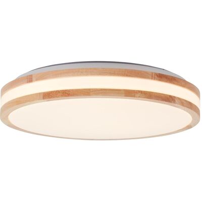 BRILLIANT Laskos Deckenleuchte - Holz, 38cm, 2200lm, Warmweiß BRILLIANT Laskos Deckenleuchte - Holz, 38cm, 2200lm, Warmweiß