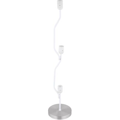 Globo Ava Nickel Metall Stehlampe - 3 E27 Fassungen - 110cm Globo Ava Nickel Metall Stehlampe - 3 E27 Fassungen - 110cm
