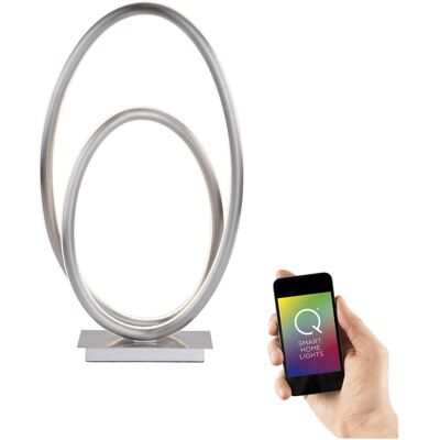 Paul Neuhaus Q-NEVIO Smart-Home Tischlampe - Stahl, 2700-5000K Paul Neuhaus Q-NEVIO Smart-Home Tischlampe - Stahl, 2700-5000K