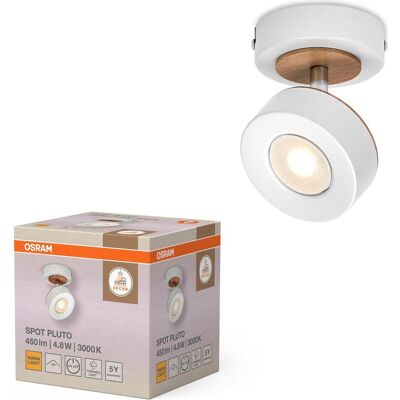Osram, Deckenleuchte, DECOR SPOT PLUTO WHITE 1 Spot (300 lm) Osram, Deckenleuchte, DECOR SPOT PLUTO WHITE 1 Spot (300 lm)