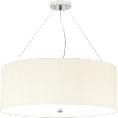 Elstead Lighting, Pendelleuchte, Pearce Hängeleuchte E27 5-fach 25cm Poliertes Chrom Elfenbein (E27) Elstead Lighting, Pendelleuchte, Pearce Hängeleuchte E27 5-fach 25cm Poliertes Chrom Elfenbein (E27)