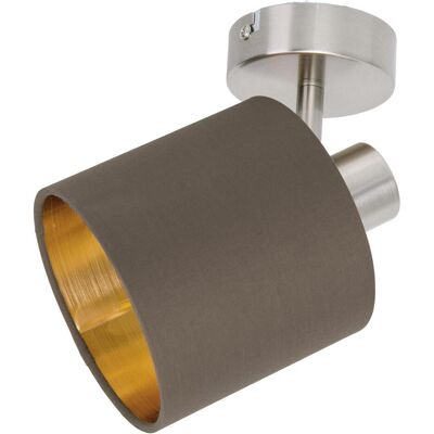 Näve Maron Wand- und Deckenleuchte - Braun, 1flammig, Ø 12cm Näve Maron Wand- und Deckenleuchte - Braun, 1flammig, Ø 12cm