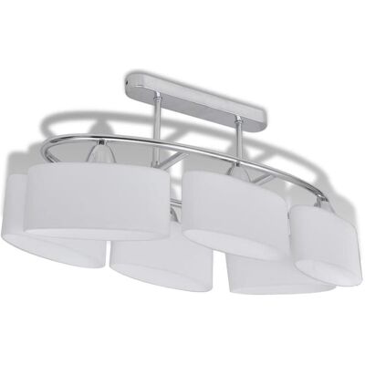 vidaXL Deckenlampe mit Ellipsoid-Glaslampenschirmen 2 St. E14 - Deckenlampe vidaXL Deckenlampe mit Ellipsoid-Glaslampenschirmen 2 St. E14 - Deckenlampe