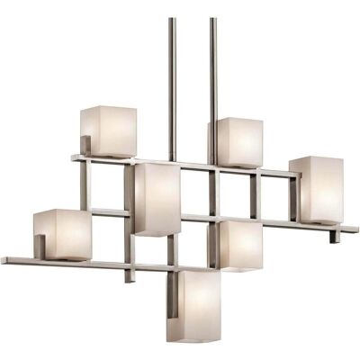 Elstead Lighting, Kronleuchter, City Lights LED Kronleuchter G9 7-fach 47cm Klassisches Zinn Elstead Lighting, Kronleuchter, City Lights LED Kronleuchter G9 7-fach 47cm Klassisches Zinn
